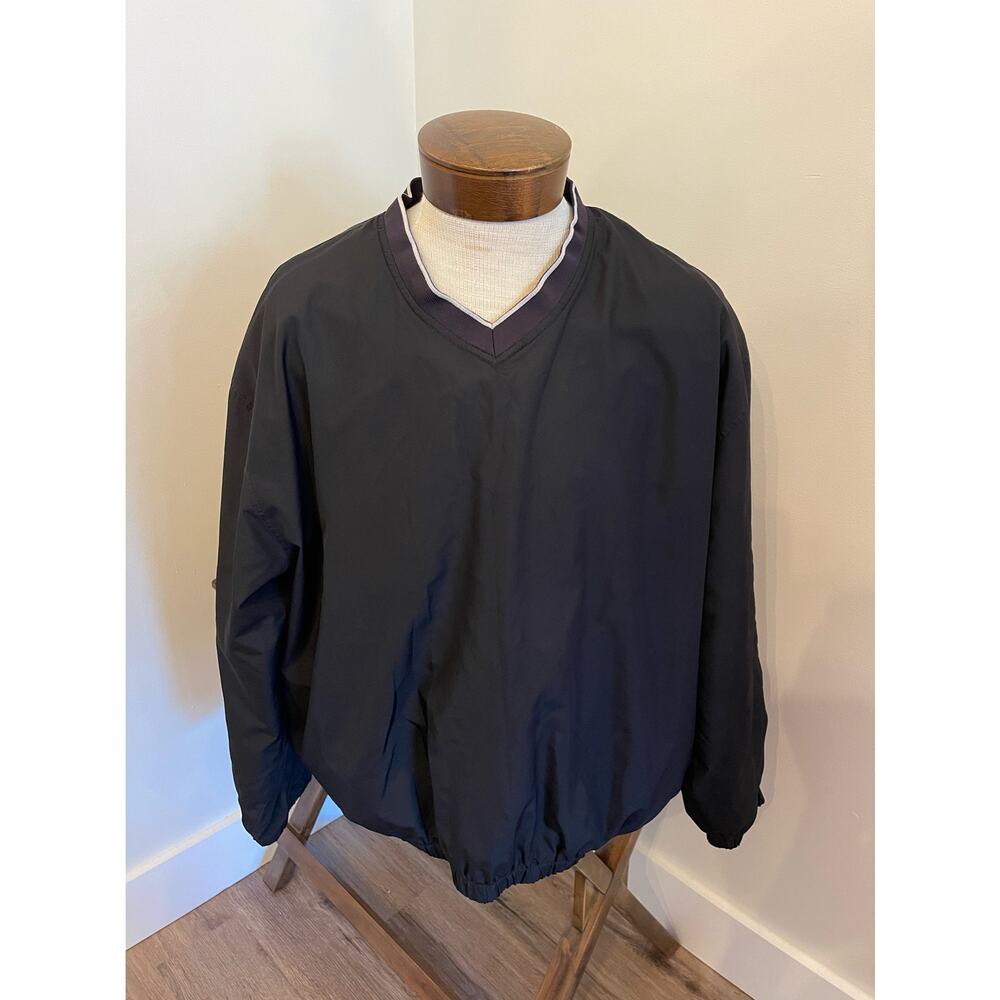 Pro Tour Cooly Play Gold Windbreaker Long Sleeve Shirt Size XXL
